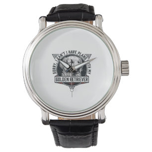 Golden Retriever Sorry I Have Plans Dog Lover Desi Watch