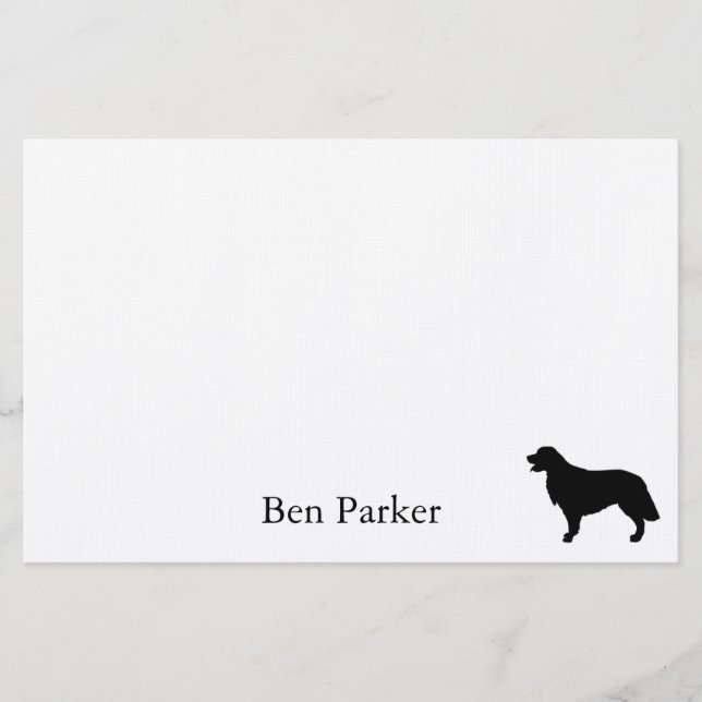 Golden Retriever Stationery (Front)