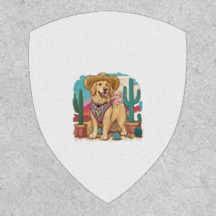 Golden Retriever stay cool anywhere   Patch