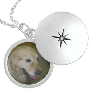Golden Retriever Sterling Silver Necklace