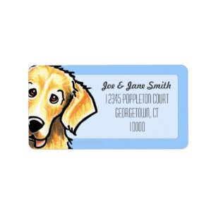 Golden Retriever Studio Sky Blue Label