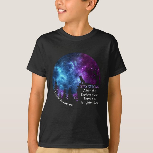 Golden Retriever Suicide Awareness Stay Pet Lovers T-Shirt (Front)