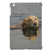 Golden Retriever Swimming iPad Mini Cover