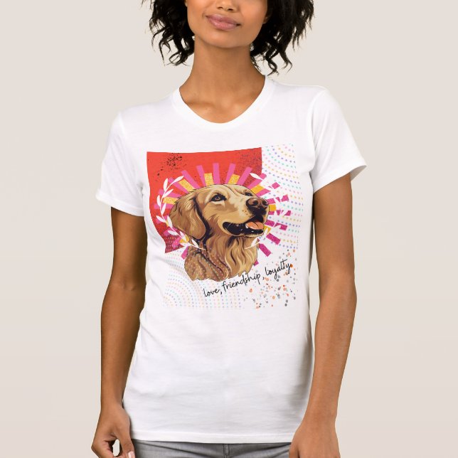 Golden retriever T-shirt (Front)
