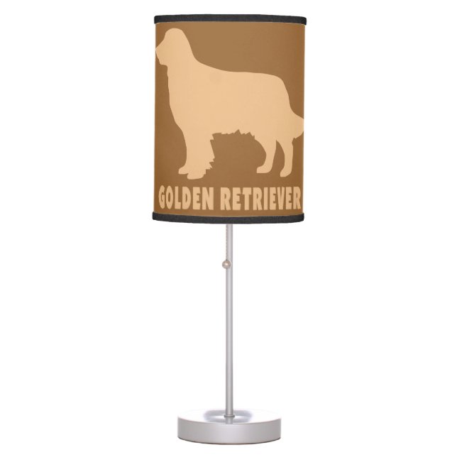 Golden Retriever Table Lamp (Front)