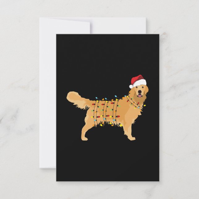 Golden Retriever Thank You Card (Front)