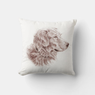 Golden Retriever Throw Pillow