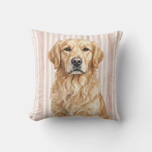 Golden Retriever Throw Pillow