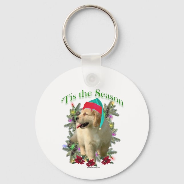 Golden Retriever ‘Tis Keychain (Front)