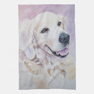 Golden retriever towel