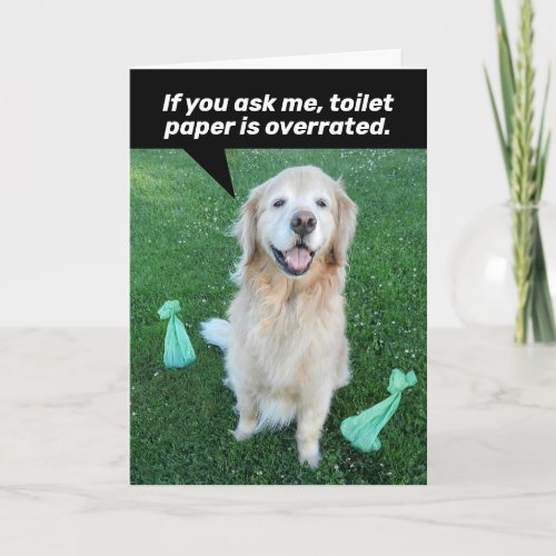 Golden Retriever TP Encouragement Card