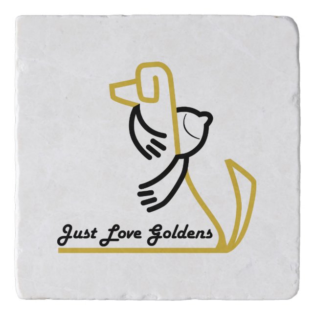Golden Retriever Trivet (Front)