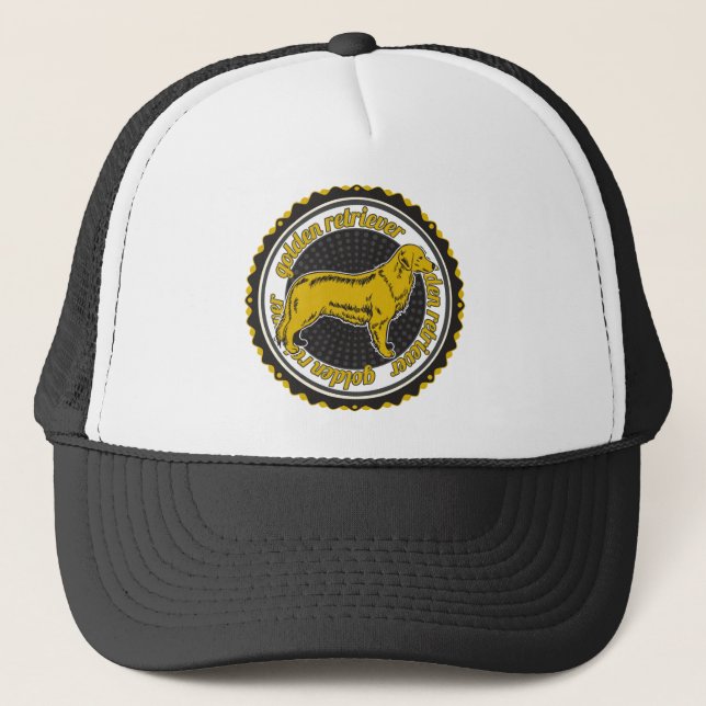 Golden Retriever Trucker Hat (Front)