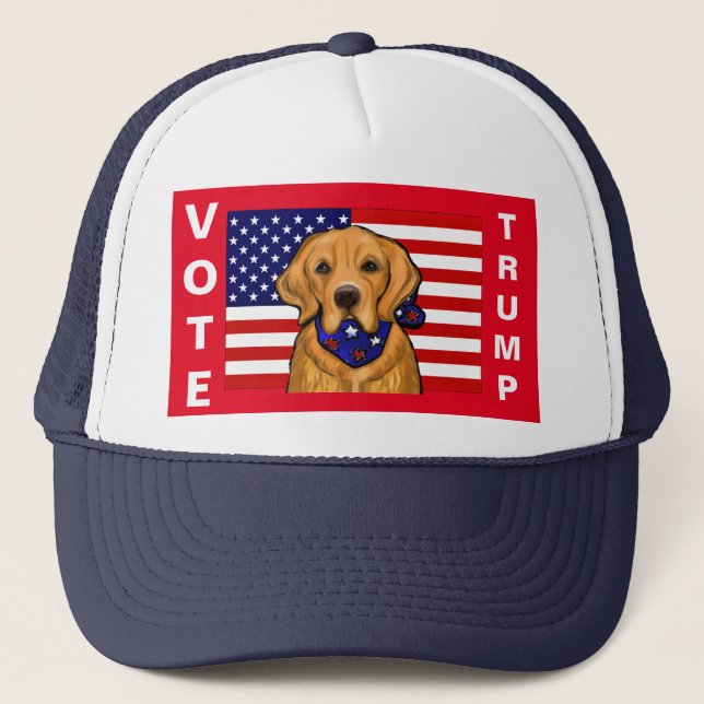 Golden Retriever Trucker Hat (Front)