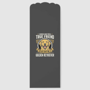 Golden Retriever True Friend Dog Bookmarks
