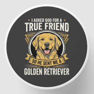 Golden Retriever True Friend Dog Mini Candle Favors