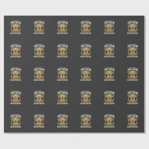 Golden Retriever True Friend Dog Wrapping Paper