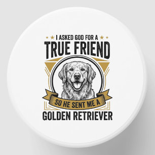 Golden Retriever True Friend Vintage Dog Lover Des Mini Candle Favors