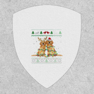Golden retriever Ugly Christmas Dog Funny Christma Patch