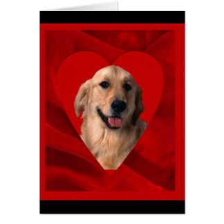 Golden Retriever Valentine Cards - Greeting &amp; Photo Cards | Zazzle