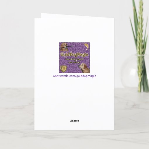 Golden Retriever Valentine Wishes Card | Zazzle