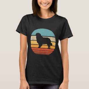 Golden Retriever Vintage Silhouette 60s 70s Retro  T-Shirt