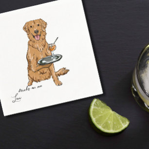 Golden Retriever  Wedding  Napkins
