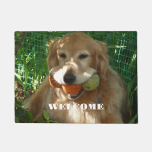 Golden Retriever Welcome Doormat