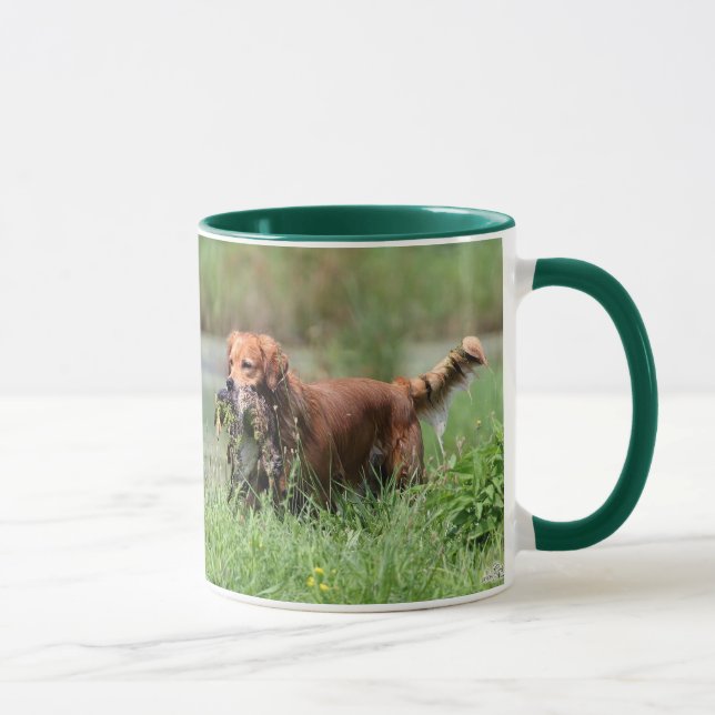 Golden Retriever with Duck Mug (Right)