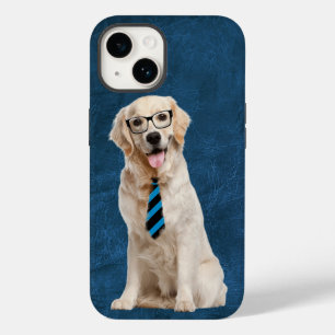 Golden Retriever With Glasses  Case-Mate iPhone 14 Case