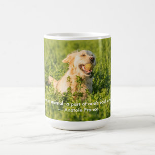 Golden Retriever with Quote Coffee Mug
