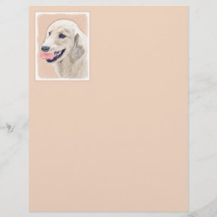 Golden Retriever with Tennis Ball Painting Dog Art