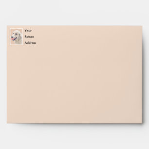 Golden Retriever with Tennis Ball Painting Dog Art Envelope