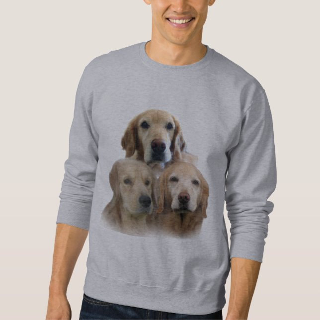 Golden Retrievers Fabulous Faces Sweatshirt (Front)