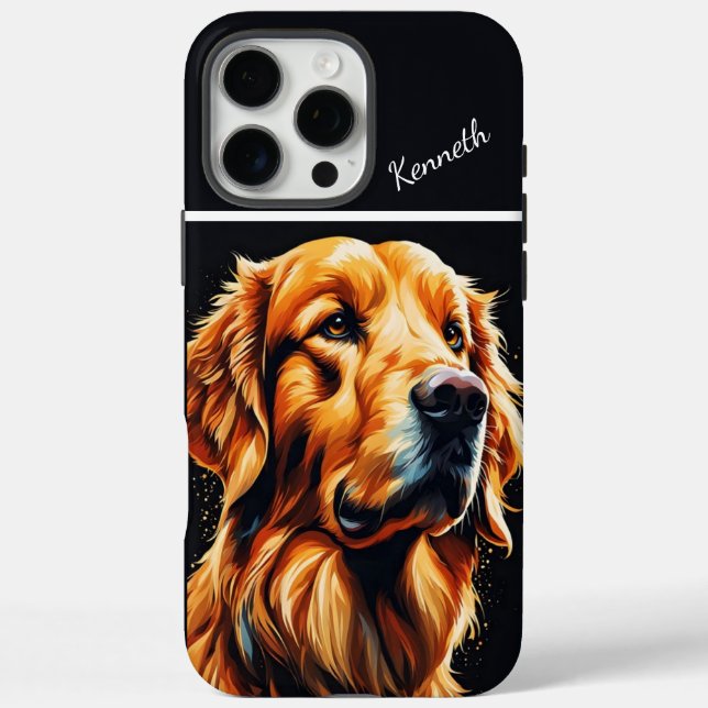 Golden Retriever's Gaze Case-Mate iPhone Case (Back)