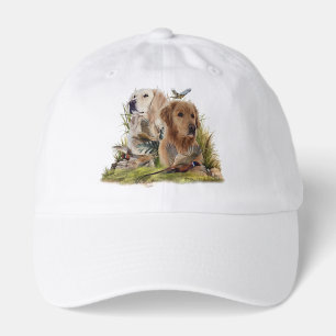  Golden Retrievers    Hat