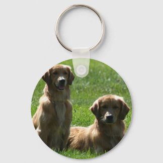 Golden Retrievers Keychain