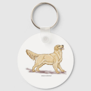 Golden Retrievers Keychain