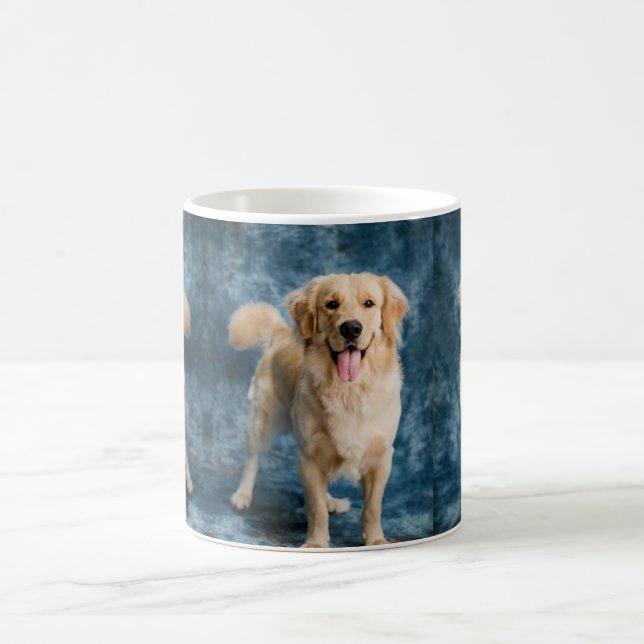 Golden Retriver Coffee Mag Coffee Mug (Center)