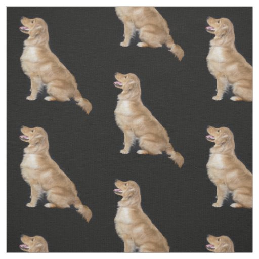 Golden Retriver Fabric