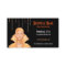 Golden Retro Woman w/Drops Business Cards