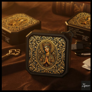 Golden Reverence Virgin Mary Bluetooth Speaker