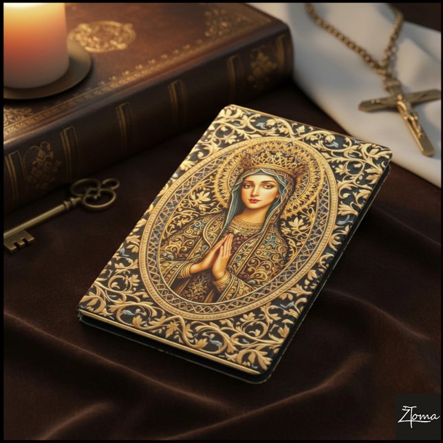 Golden Reverence Virgin Mary iPad Mini Cover (Creator Uploaded)