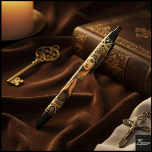 Golden Reverence Virgin Mary Pen