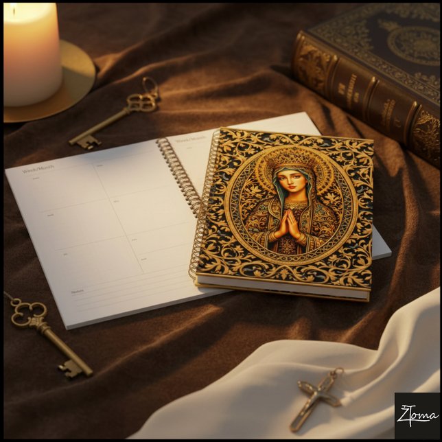 Golden Reverence Virgin Mary Planner (Creator Uploaded)