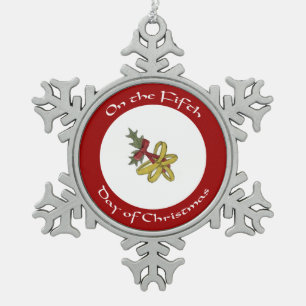 Golden Rings Fifth Day of Christmas Ornament