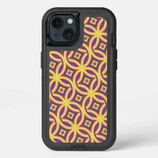 Golden Rings With Purple Red and Blue OtterBox iPhone 13 Case