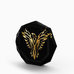 Golden Rising Phoenix award Personalize Goof<br><div class="desc">Classic gold and black Rising Phoenix. If you want help making this your own please shout. I am happy to help.</div>