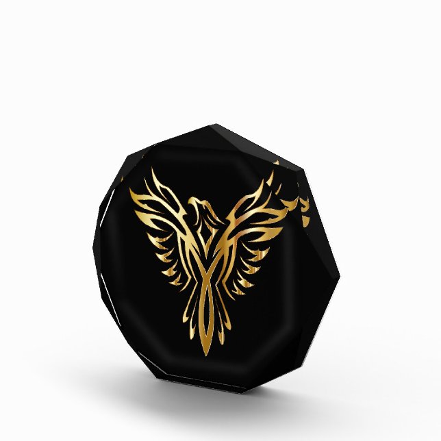 Golden Rising Phoenix award Personalize Goof (Right)