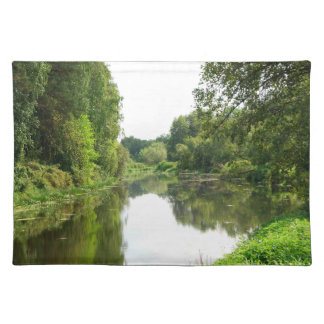 Golden River Calm Spiral Photo Notebook Cloth Placemat